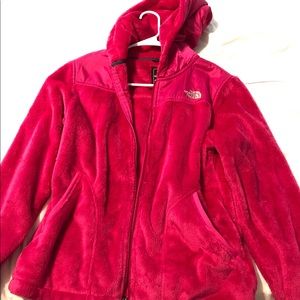 The North Face women’s zip up hooded fleece